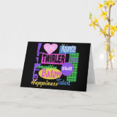 Levende knuppel kaart (Gele Bloem)