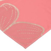 Levende koraal - Kleur van het jaar - Floral Tafelkleed (Gekanteld)