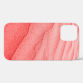 Levende koraal. textuur van strandzandachtergrond. Case-Mate iPhone case (Achterkant (horizontaal))