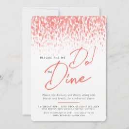 Levende koraalbaars-repetitie voor het diner kaart