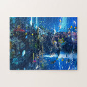 levende koraalrif met vis legpuzzel (Horizontaal)