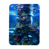 levende koraalrif met vis magneet (Verticaal)