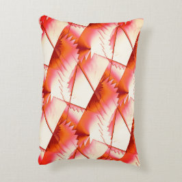 Levende koraalzigzag- of digitale zagen in zonlich accent kussen