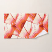 Levende koraalzigzag- of digitale zagen in zonlich bad handdoek (Handdoek)