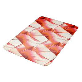 Levende koraalzigzag- of digitale zagen in zonlich badmat