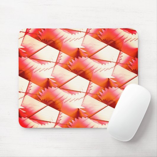 Levende koraalzigzag- of digitale zagen in zonlich muismat (Met muis)