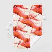 levende koraalzigzag of digitale zagen, onder de z golfhanddoek (Insitu)