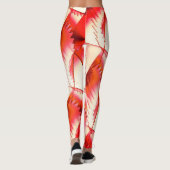 levende koraalzigzag of digitale zagen, onder de z leggings (Achterkant)