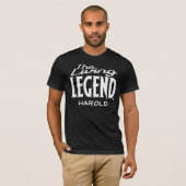 Levende Legend Aangepast T-shirt (Voorkant volledig)
