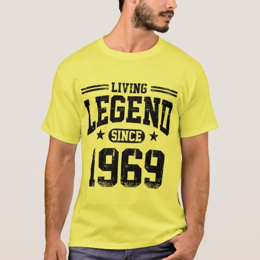 Levende legering sinds 1969 t-shirt (Voorkant)