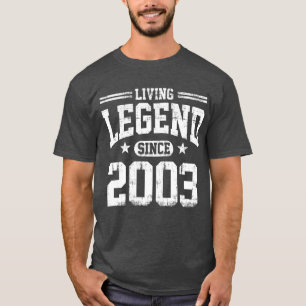 Levende legering sinds 2003 t-shirt