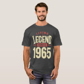 Levende leggende sinds 1965 58e verjaardag t-shirt (Voorkant volledig)