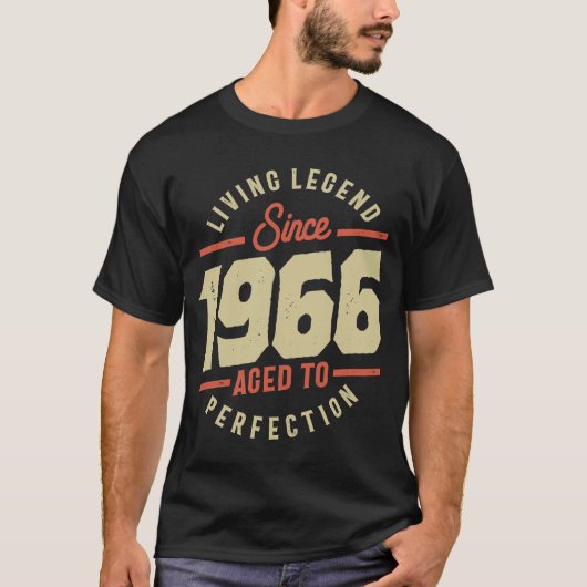 Levende leggende sinds 1966 t-shirt (Voorkant)