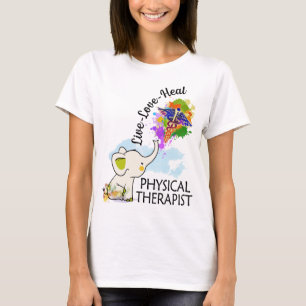 levende liefde voor genezing van de fysieke therap t-shirt