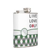 Levende liefde voor golf-heupkolf. heupfles (Rechts)