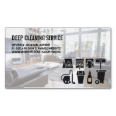 Levende ruimte | Reinigingsproducten Magnetisch Visitekaartje (Voorkant)