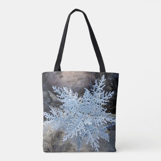 Levende Snowflake Tote Bag (Achterkant)