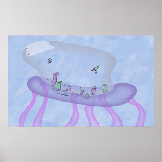 Levende stad poster (Voorkant)