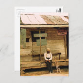 Levende vis voor verkoop briefkaart (Voorkant / Achterkant)