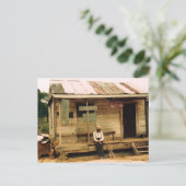 Levende vis voor verkoop briefkaart (Staand voorkant)