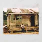 Levende vis voor verkoop briefkaart (Voorkant)