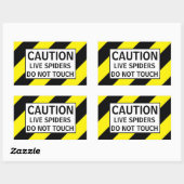 LEVENDE VOORZIENINGEN RECHTHOEKIGE STICKER (Vel)