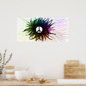 Levende vrede poster (Keuken)