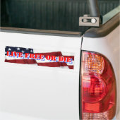 LEVENDE VRIJ OF DIE BUMPERSTICKER (Op Truck)