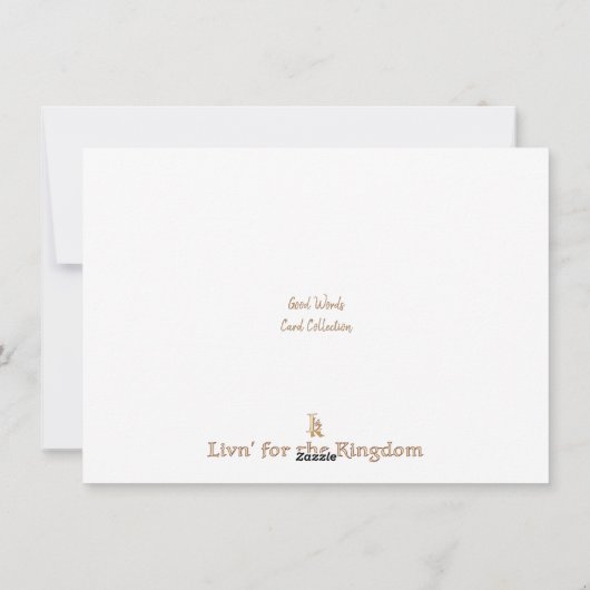 Levende wateren - feestdagenkaart (Achterkant)