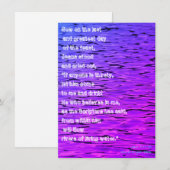 Levende wateren - feestdagenkaart (Voorkant / Achterkant)