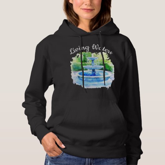 Levende wateren hoodie (Voorkant)