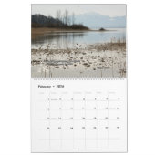 Levende waterzuiveringskalender, twee pagina's kalender (Feb 2026)