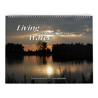 Levende waterzuiveringskalender, twee pagina's kalender