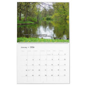 Levende waterzuiveringskalender, twee pagina's kalender (Jan 2026)