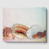 Levende Zeeen Shell Border Ons gastenboek (Achterkant)