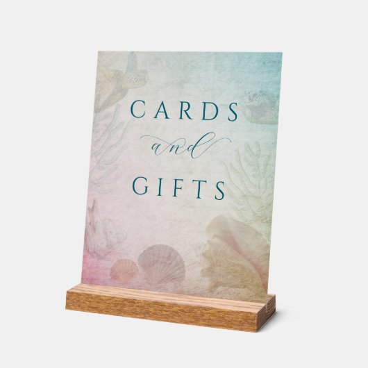 Levende Zeeen Trouwcadeau Tafel Acryl Teken Acryl Bord (Hoek)