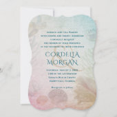 Levende Zeeen Trouwceremonie Oudernamen Kaart (Voorkant)