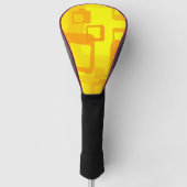 Levende Zonneschijnstroom – Moderne Abstracte Kuns Golfheadcover (Voorkant)