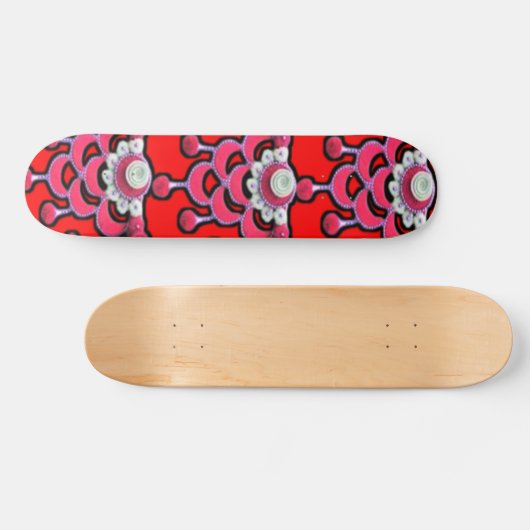 Levendig 3D digitaal kunstwerk Skateboard Deck (Horizontaal)