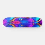 Levendig 3D digitaal kunstwerk Skateboard Deck (Horizontaal)