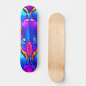Levendig 3D digitaal kunstwerk Skateboard Deck (Voorkant)