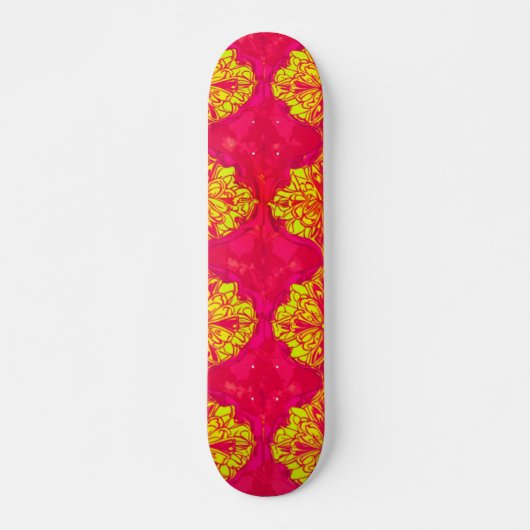 Levendig 3D digitaal kunstwerk Skateboard Deck (Voorkant)