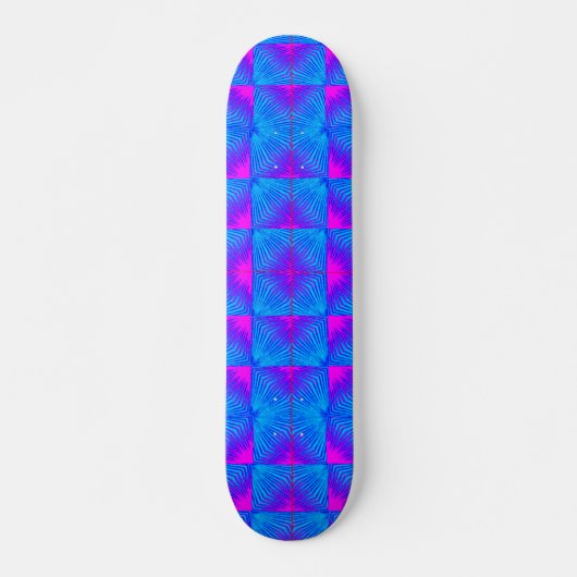 Levendig 3D digitaal kunstwerk Skateboard Deck (Voorkant)