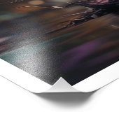 Levendig 3D-waterschilderij met wervelende patrone Foto Afdruk (Hoek)