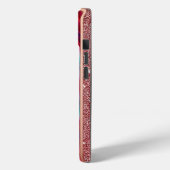 Levendig Abstract Agaten Patroon met Glitterende Case-Mate iPhone Case (Achterkant / Links)
