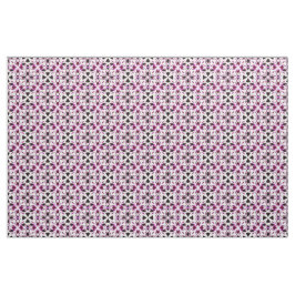 Levendig Abstract Bloempatroon Stof