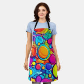 Levendig Abstract Bubbels artwork Schort (Gedragen)