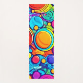 Levendig Abstract Bubbels artwork Yogamat (Voorkant)