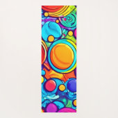 Levendig Abstract Bubbels artwork Yogamat (Achterkant)