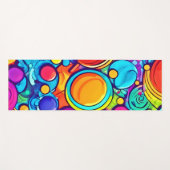 Levendig Abstract Bubbels artwork Yogamat (Voorkant (horizontaal))